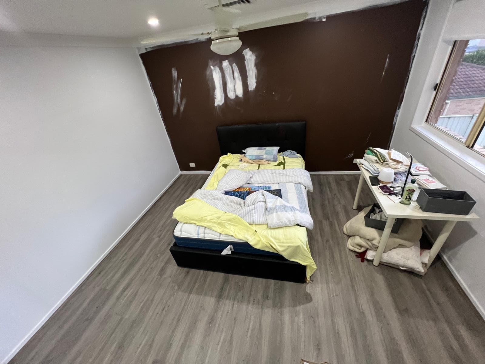 Bedroom flooring replacement